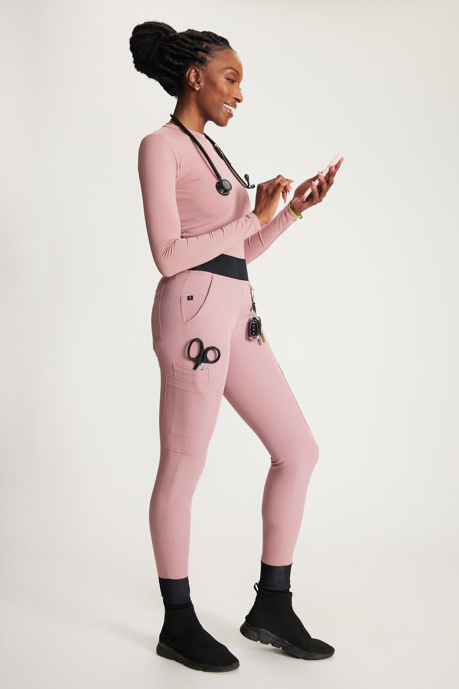 Essentia Jogger Pant Blush Bloom